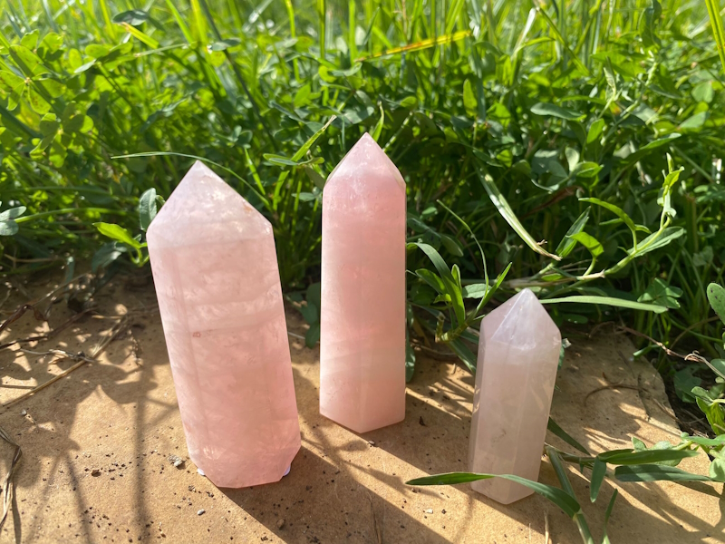 Punta generador Cuarzo Rosa